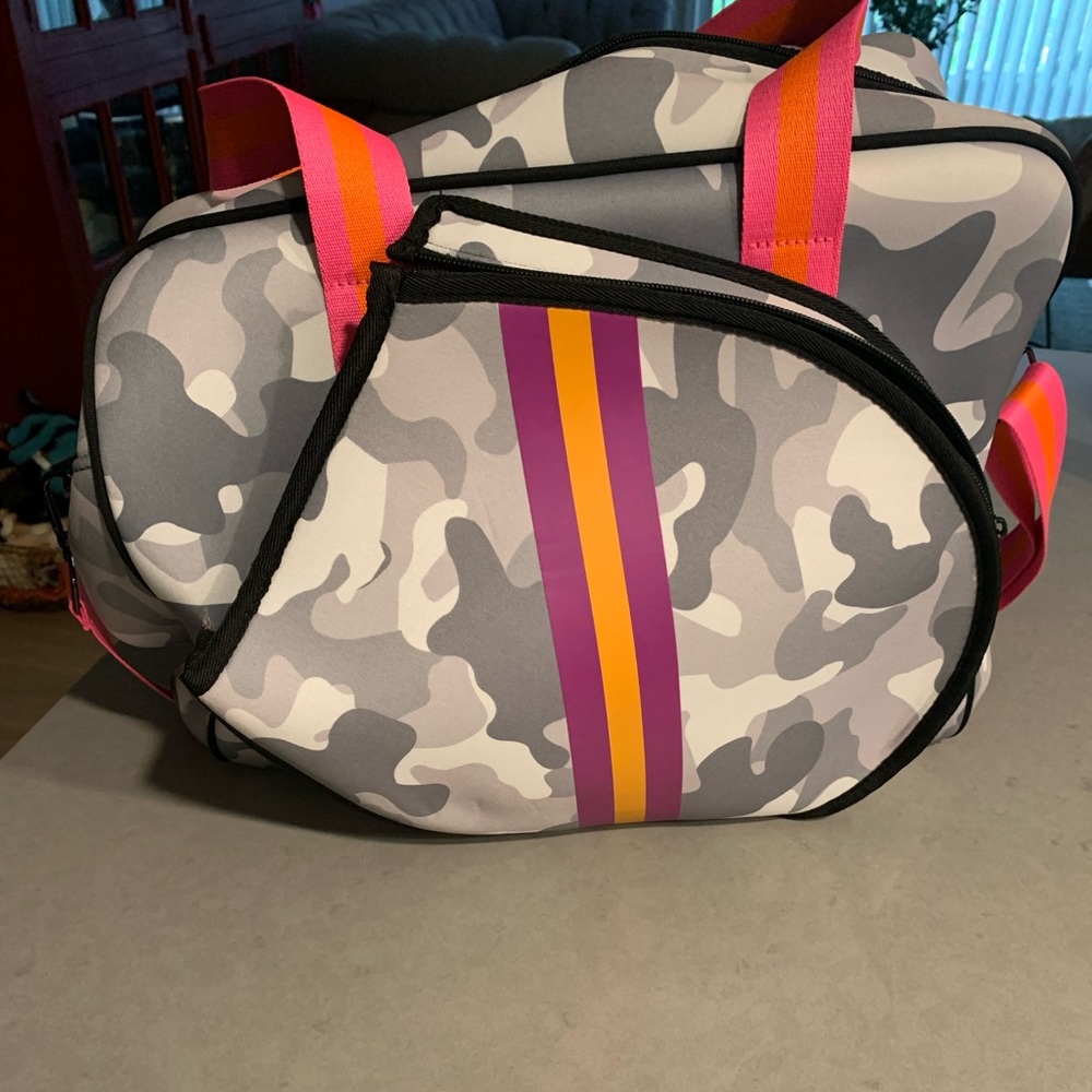 Queen of the Court Grey Tennis Bag